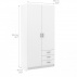 Šatní skříň Spike 080 bílá