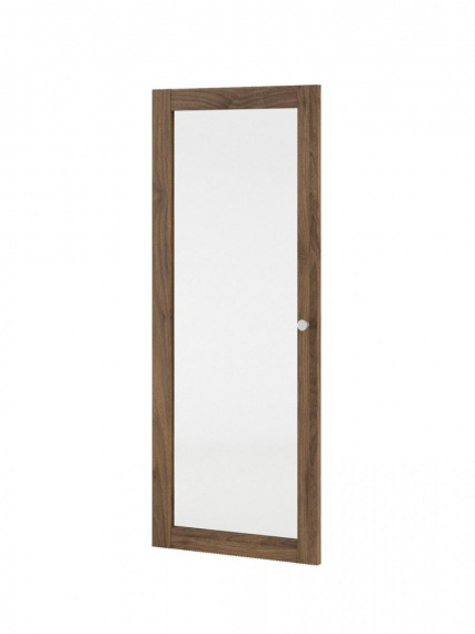 Dvířka Bask 772 ořech/sklo