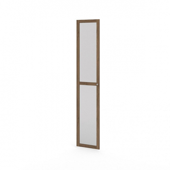 Dvířka Bask 793 ořech/sklo