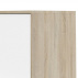 Skříň Dante 2D2S 328 dub sonoma/bílý lesk