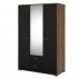 Skříň Dante 3D2S 329 ořech/černá