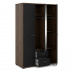 Skříň Dante 3D2S 329 ořech/černá