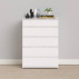 Komoda Nibby 200 bílá