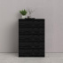 Komoda Simplicity 071 woodgrain černá