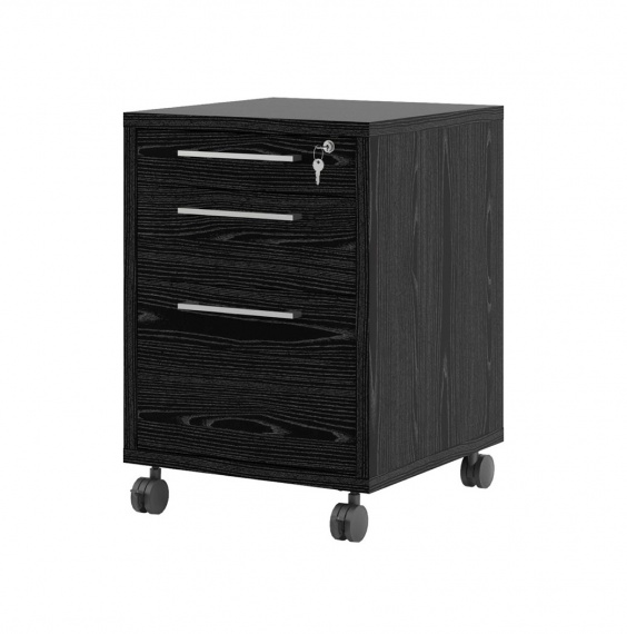 Kontejner na kolečkách Office 418 černý