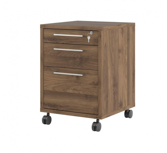 Kontejner na kolečkách Office 418 ořech