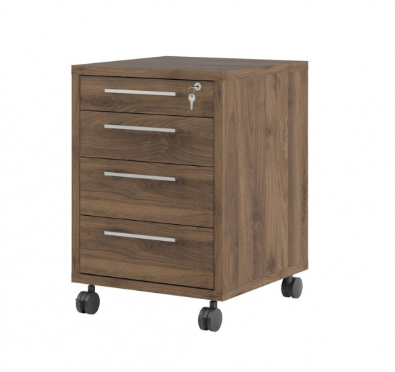 Kontejner na kolečkách Office 419 ořech