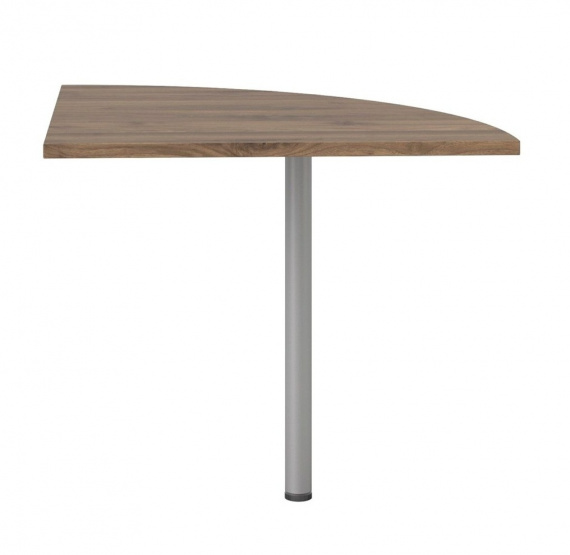 Rohový díl ke stolu Office 458 ořech/silver