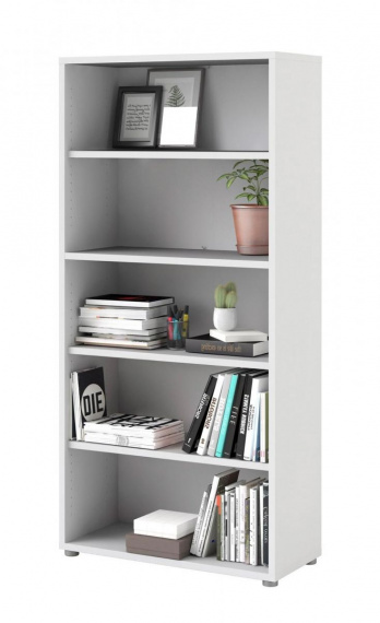 Policový regál Office 420 bílý