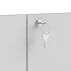 Dvířka se zámkem Office 339 bílé