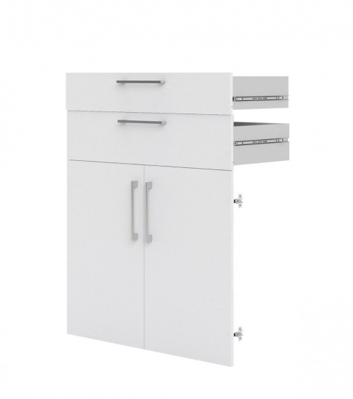 Dvířka se zásuvkami Office 425 bílá