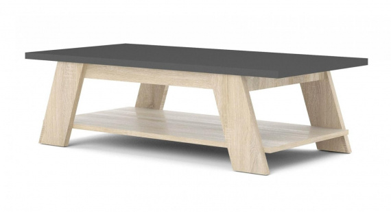 Konferenční stolek Liam 753 dub sonoma/grey