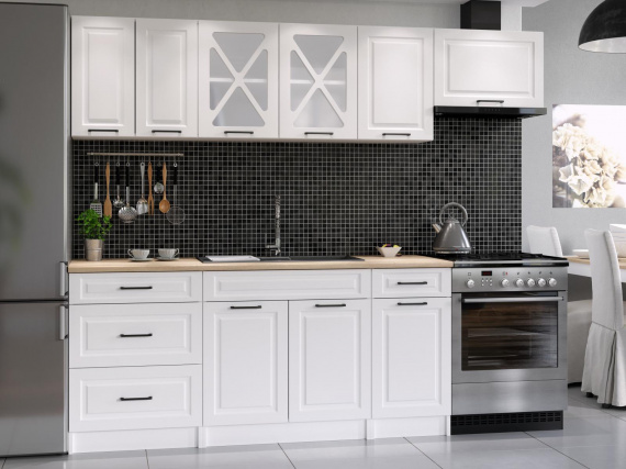 Kuchyňská Linka Magda 180/240 tmavě šedá MAT