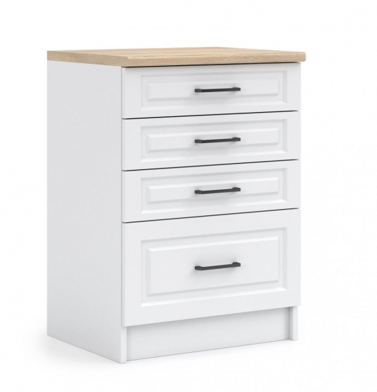 Kuchyňská skříňka Irma SZ60-4SZ bílá MAT