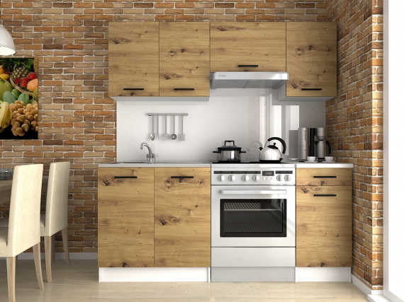 Kuchyňská linka Luigi 120/180 dub artisan