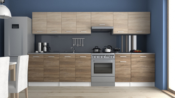 Kuchyňská linka Luigi 260/320 sonoma/sonoma tabaco