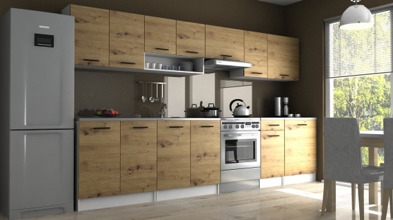 Kuchyňská linka Luigi II 260/320 dub artisan