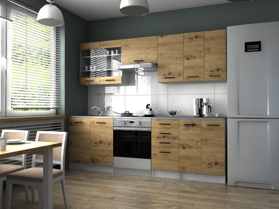 Kuchyňská Linka Pamis 180/240 dub artisan