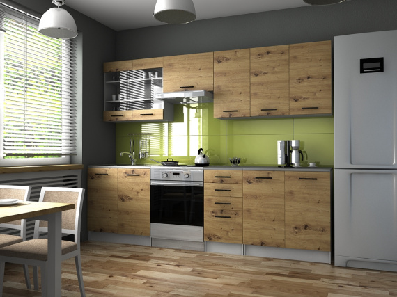 Kuchyňská Linka Pamis 200/260 dub artisan