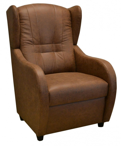 Relaxační křeslo ušák René světle hnědé