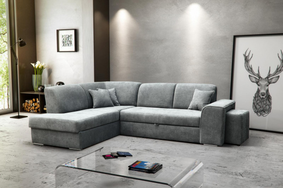 Sedací souprava Marvel L šedá