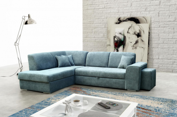 Sedací souprava Marvel L tyrkysová