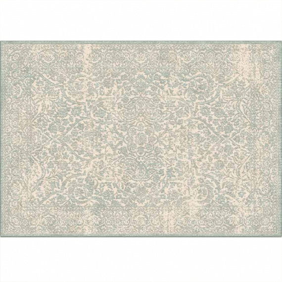 Koberec, krémový / šedý vzor, 200x300, ARAGORN