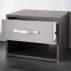 Noční stolek GRAPHIC tmavý dub/šedá