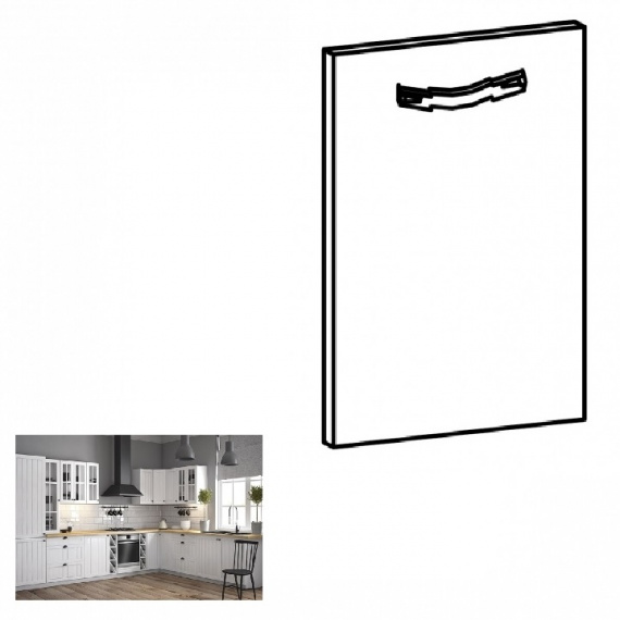 Dvířka na myčku, sosna andersen, 59, 6x71, 3, PROVANCE