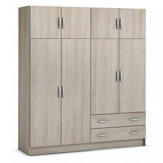 Skříň 4dveřová TOP dub Shannon