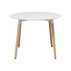 Jídelní stůl průměr 100 UNO bílý