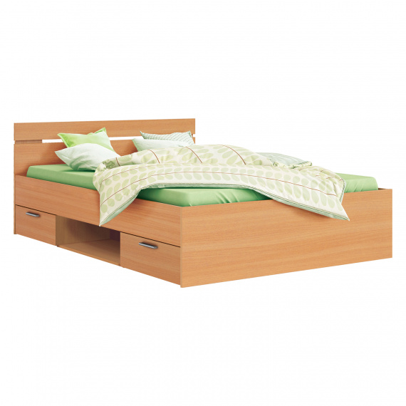 Multifunkční postel 140x200 MICHIGAN buk