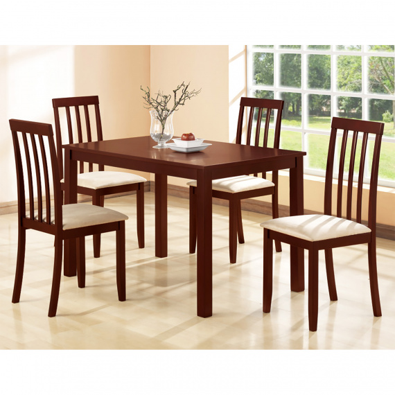 Stůl + 4 židle MALAGA lak třešeň