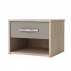 Noční stolek GRAPHIC dub/béžová