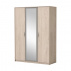 Skříň 3dveřová GRAPHIC dub/béžová