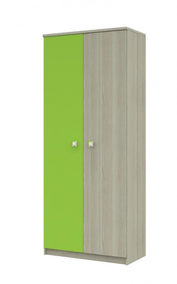 Merkur 06 skříň 2d jasan/zelená