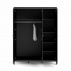 Skříň Real 3d černá