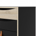 Komoda Sheba velká černá MAT/sonoma
