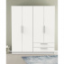 Skříň 4dveřová GLORY bílá