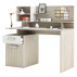 Psací stůl MALICIA dub/perleťově bílá