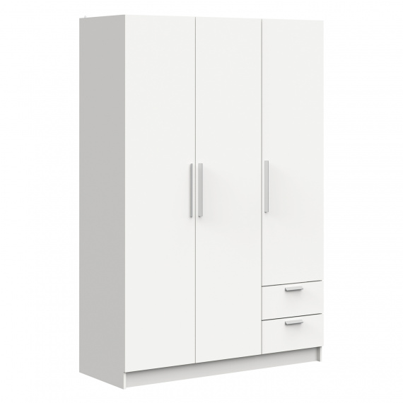 Skříň 3dveřová GLORY bílá