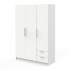 Skříň 3dveřová GLORY bílá