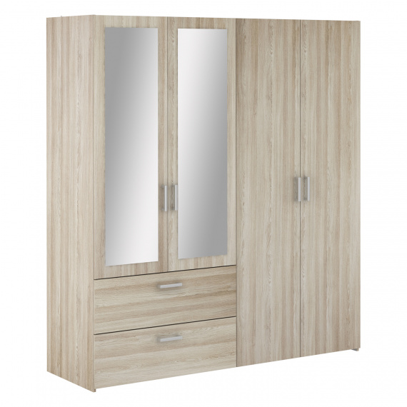 Skříň 4dveřová READY dub