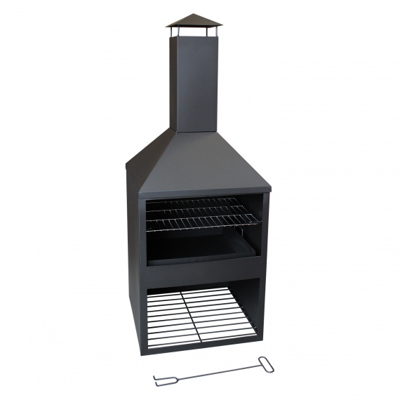 Zahradní gril s komínkem JARDIN