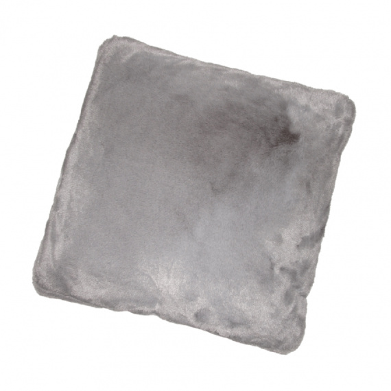 Polštář, šedá, 45x45, RABITA TYP 3