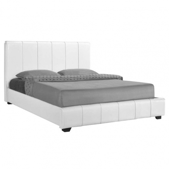 Postel, ekokůže bílá, 160x200, FANTASY New