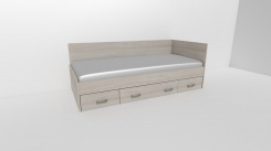 Lůžko PLUTO 2 s úl.prostorem - UNIVERZÁLNÍ L/P vč. laťkového roštu / úchyty JONY