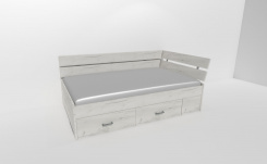 Zvýšené fran.lůžko AMÉLIE 2 - š.120 roh.prov.se 2úl.prostory,UNIVERZÁLNÍ L/P / úchyty JONY