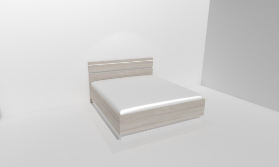 Dvoulůžko Smart L s LED páskem v čele