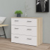 Komoda Sid 3S sonoma-bílá